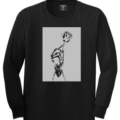 Skeleton Hand Rose Long Sleeve T-Shirt