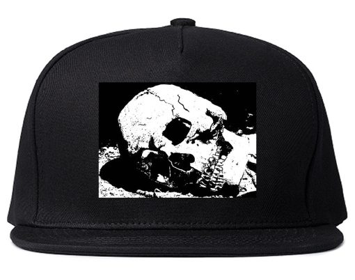 Skull Decay Goth Snapback Hat