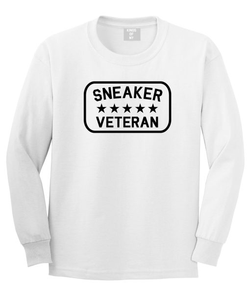 Sneaker Veteran Mens Long Sleeve T-Shirt - Image 2