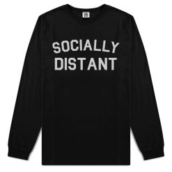 Socially Distant Mens Long Sleeve T-Shirt