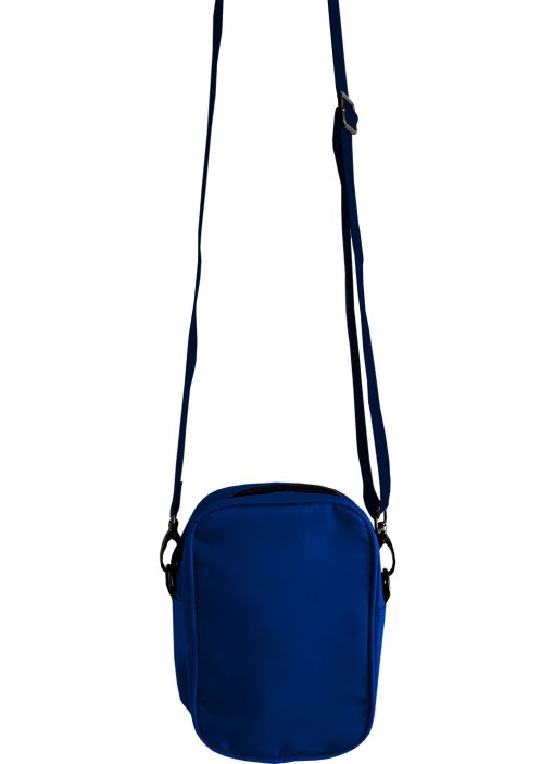 Solid Royal Blue Mens Small Crossbody Sling Bag - Image 2