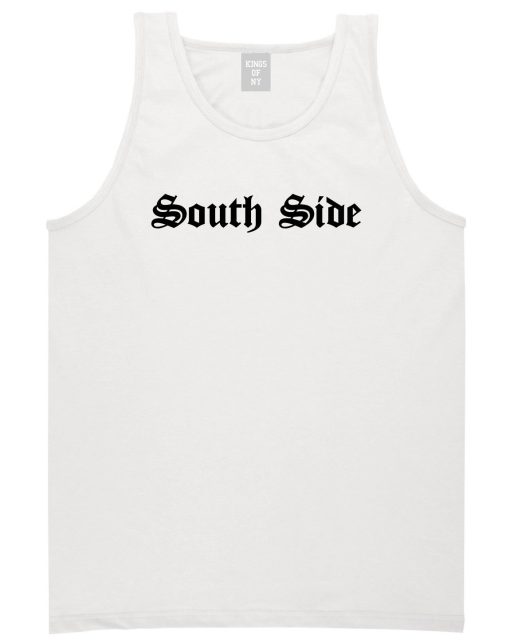 South Side Old English Mens Tank Top T-Shirt - Image 2