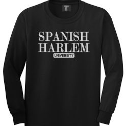 Spanish Harlem University New York Mens Long Sleeve T-Shirt