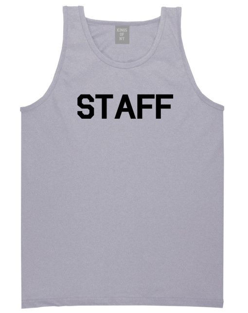 Staff Club Concert Event Mens Tank Top Shirt - Image 3