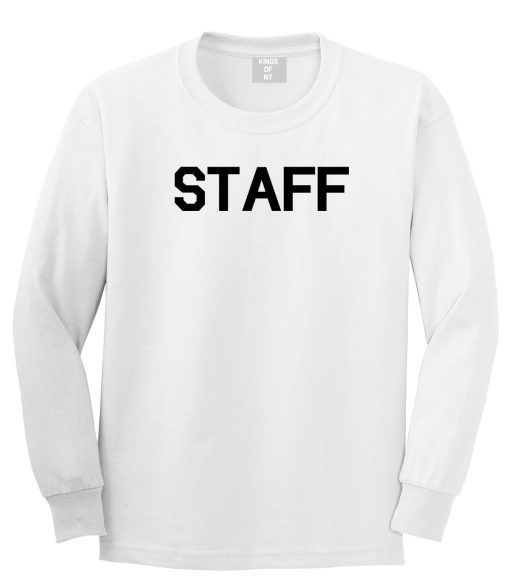 Staff Club Concert Event Mens Long Sleeve T-Shirt - Image 2