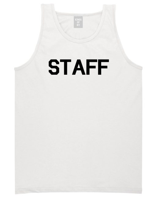 Staff Club Concert Event Mens Tank Top Shirt - Image 2