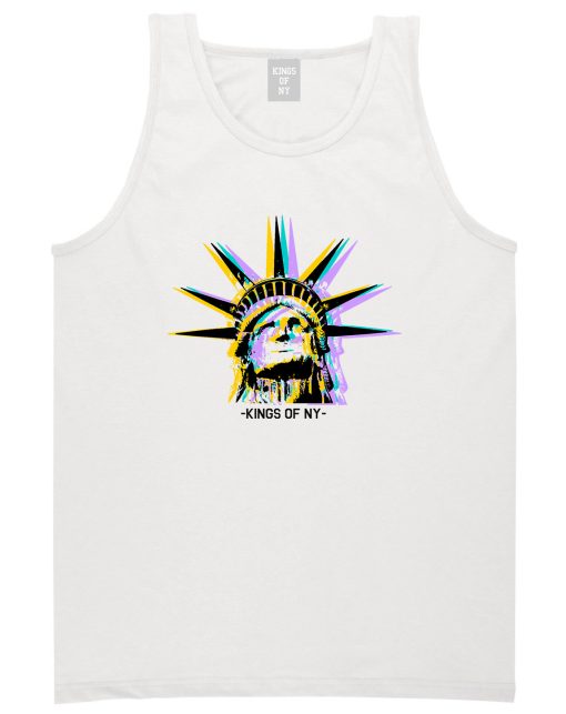 Statue Of Liberty Kings Of NY Mens Tank Top T-Shirt - Image 2