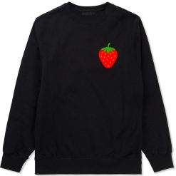 Strawberry Fruit Chest Mens Crewneck Sweatshirt
