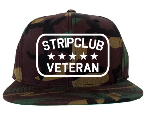 Stripclub Veteran Mens Snapback Hat - Image 5