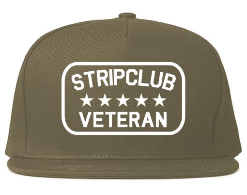 Stripclub Veteran Mens Snapback Hat - Image 3