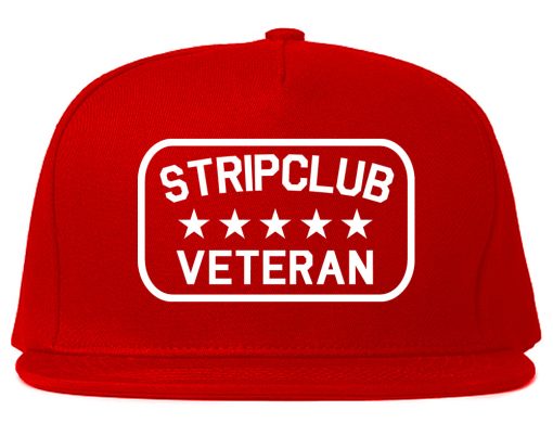 Stripclub Veteran Mens Snapback Hat - Image 4