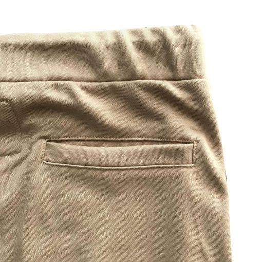Tan with Black Stripes Skinny Fit Jogger Sweatpants - Image 3