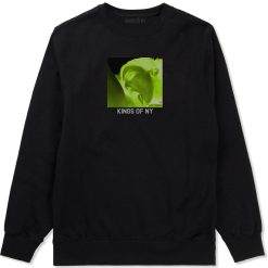Taste Neon Green Yellow Mens Crewneck Sweatshirt