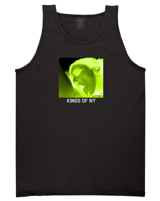 Taste Neon Green Yellow Mens Tank Top Shirt