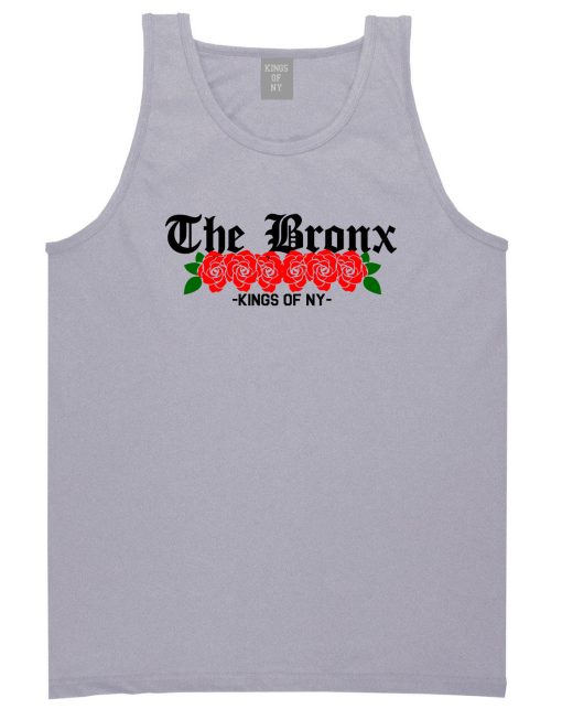 The Bronx Roses Kings Of NY Mens Tank Top T-Shirt - Image 3
