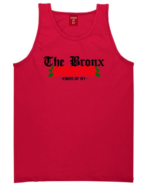 The Bronx Roses Kings Of NY Mens Tank Top T-Shirt - Image 4