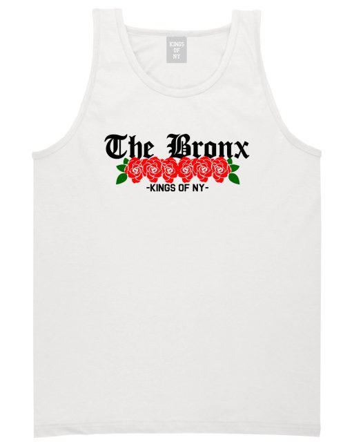 The Bronx Roses Kings Of NY Mens Tank Top T-Shirt - Image 2