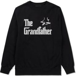 The Grandfather Funny New Grandpa Mens Crewneck Sweatshirt