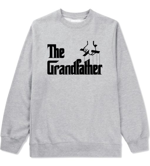 The Grandfather Funny New Grandpa Mens Crewneck Sweatshirt - Image 3