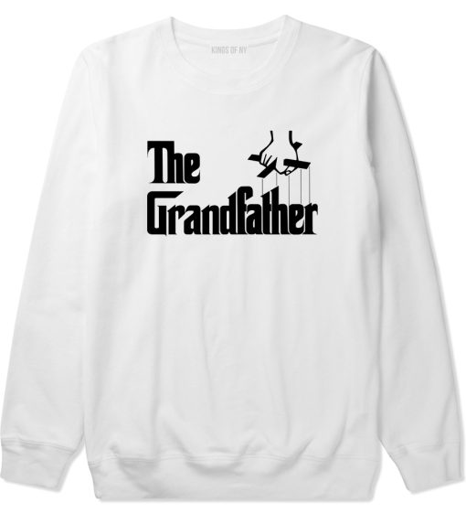 The Grandfather Funny New Grandpa Mens Crewneck Sweatshirt - Image 2