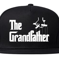 The Grandfather Funny New Grandpa Mens Snapback Hat