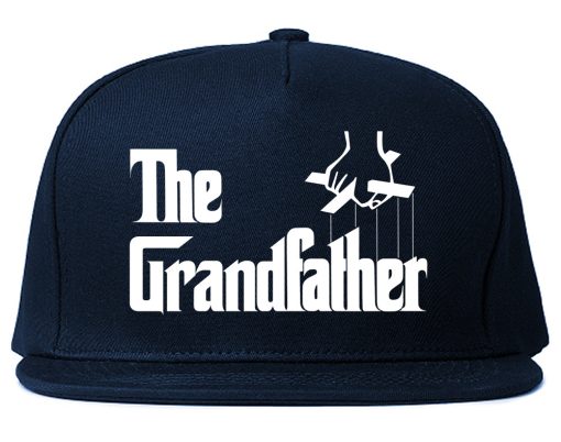 The Grandfather Funny New Grandpa Mens Snapback Hat - Image 2