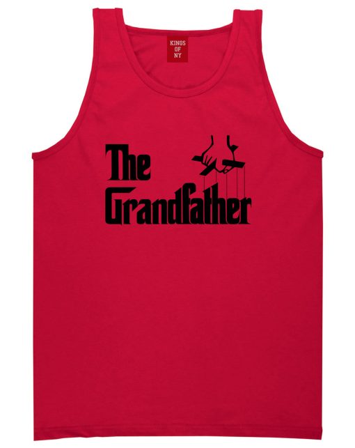 The Grandfather Funny New Grandpa Mens Tank Top T-Shirt - Image 4
