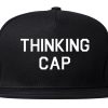 Thinking Cap Funny Nerd Mens Snapback Hat
