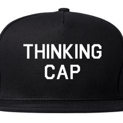Thinking Cap Funny Nerd Mens Snapback Hat