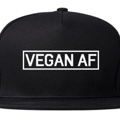 Vegan AF Vegetarian Mens Snapback Hat