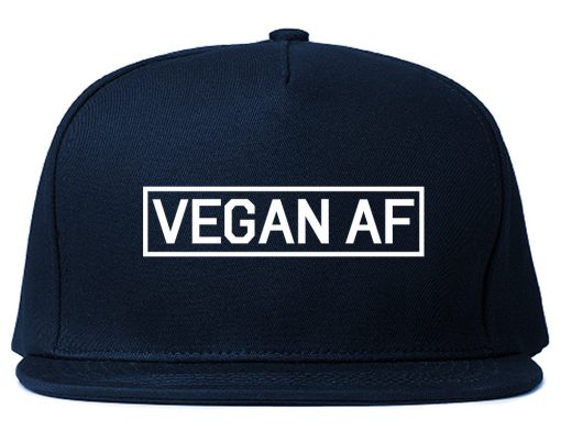 Vegan AF Vegetarian Mens Snapback Hat - Image 2