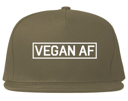 Vegan AF Vegetarian Mens Snapback Hat - Image 3