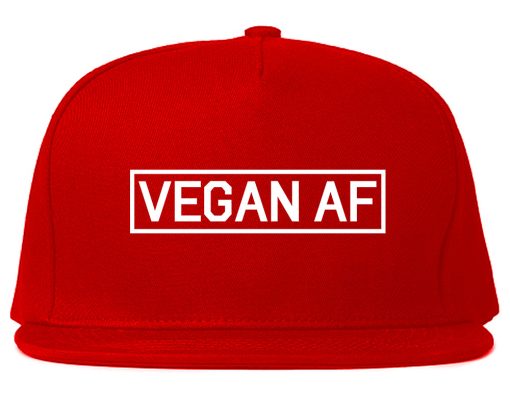 Vegan AF Vegetarian Mens Snapback Hat - Image 4