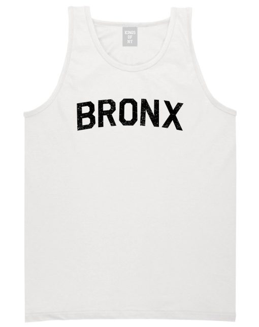 Vintage Bronx New York Mens Tank Top T-Shirt - Image 2