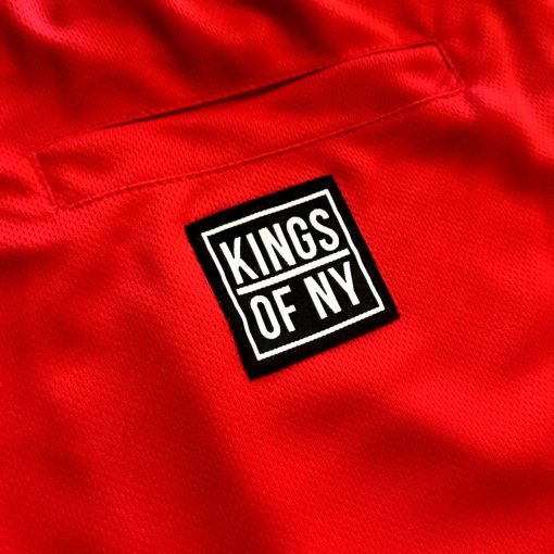 Vintage Striped Logo Mens Mesh Basketball Shorts With Pockets - Image 7