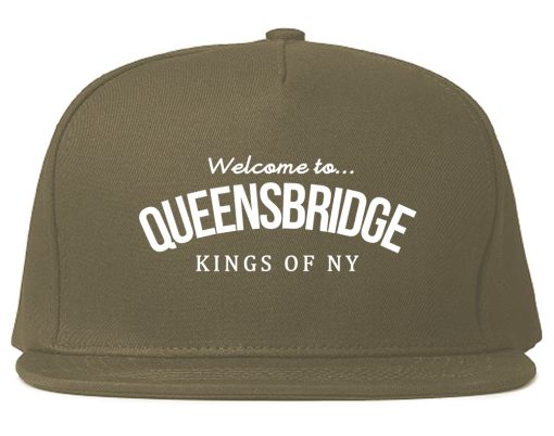 Welcome To Queensbridge Mens Snapback Hat - Image 3