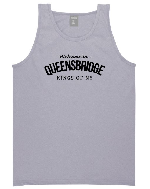 Welcome To Queensbridge Mens Tank Top Shirt - Image 3