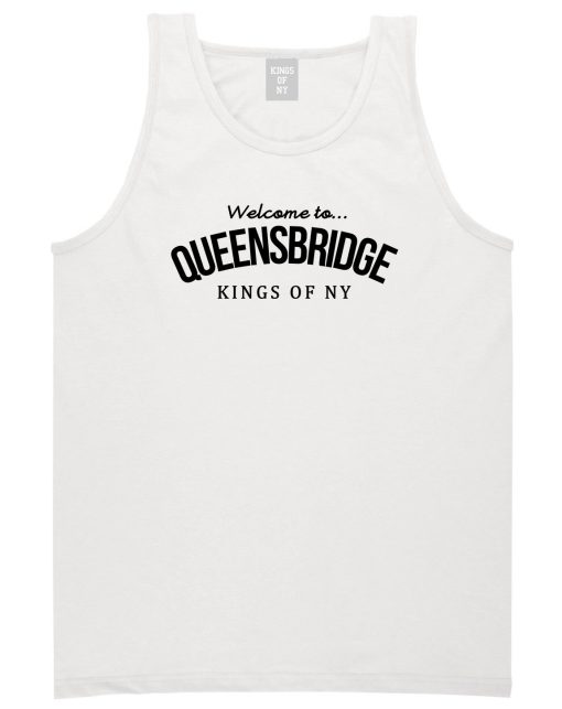 Welcome To Queensbridge Mens Tank Top Shirt - Image 2