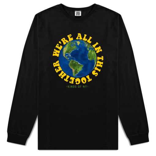 We're All In This Together Earth Mens Long Sleeve T-Shirt