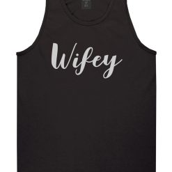 Wifey Script Mens Tank Top Shirt
