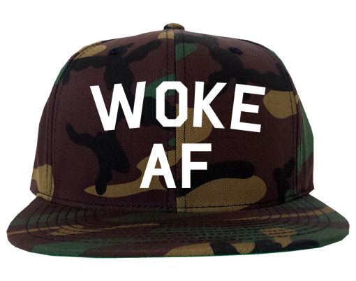 Woke AF Mens Snapback Hat - Image 5