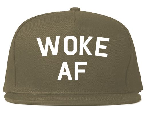 Woke AF Mens Snapback Hat - Image 3