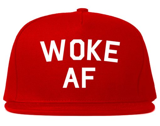 Woke AF Mens Snapback Hat - Image 4
