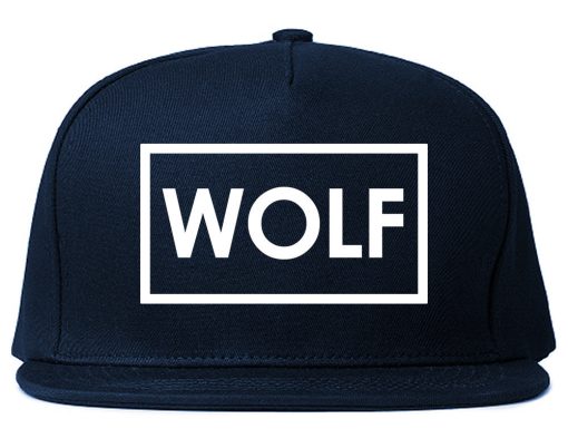 Wolf Box Logo Snapback Hat - Image 2