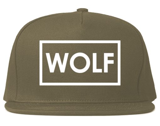 Wolf Box Logo Snapback Hat - Image 3