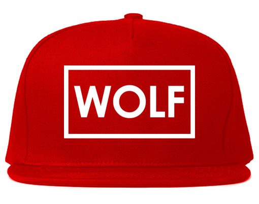 Wolf Box Logo Snapback Hat - Image 4