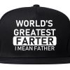 Worlds Greatest Farter Father Dad Day Mens Snapback Hat