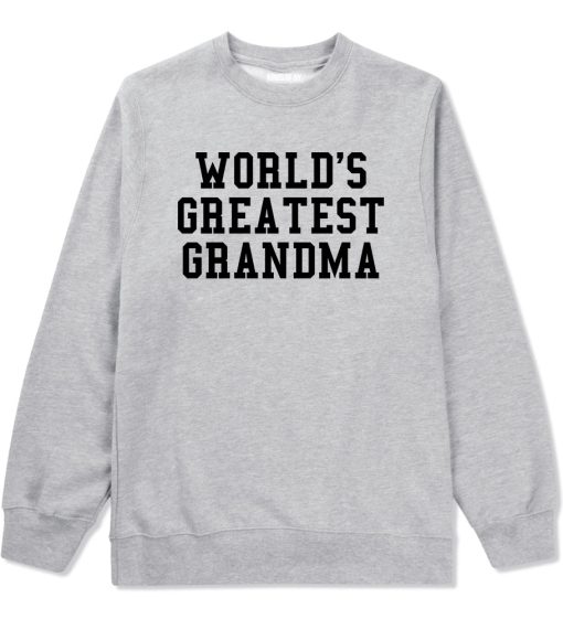 Worlds Greatest Grandma Birthday Gift Mens Crewneck Sweatshirt - Image 3