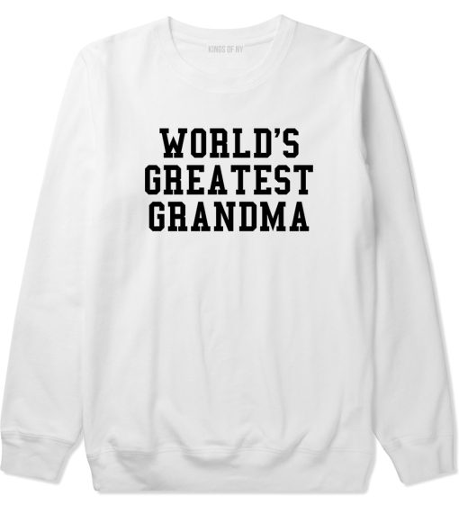 Worlds Greatest Grandma Birthday Gift Mens Crewneck Sweatshirt - Image 2