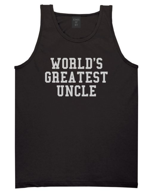 Worlds Greatest Uncle Birthday Gift Mens Tank Top T-Shirt